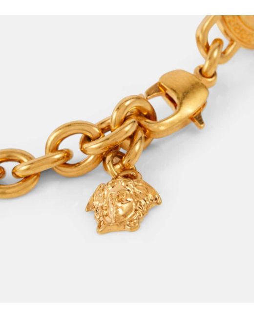 Versace Metallic Tribute Medusa Chain Bracelet