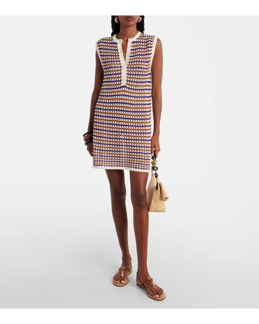 Eres White Minikleid Inedite Aus Einem Baumwollgemisch