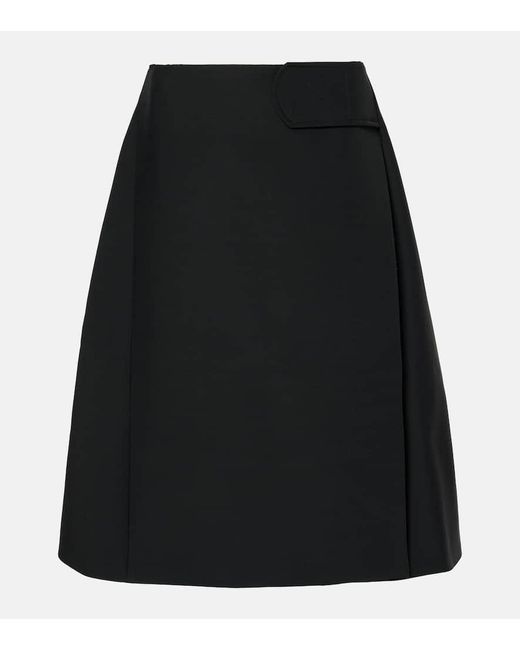 Co. Black A-Line Wrap Skirt