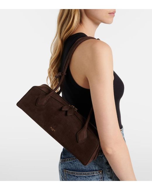 Borsa A Spalla Le Teckel Medium di Alaïa in Brown