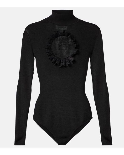 Self-Portrait Black X Chistopher Kane Body Mit Spitze