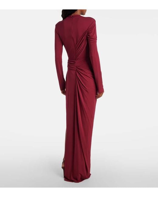 Robe Longue Izadora A Ornements Jonathan Simkhai en coloris Red