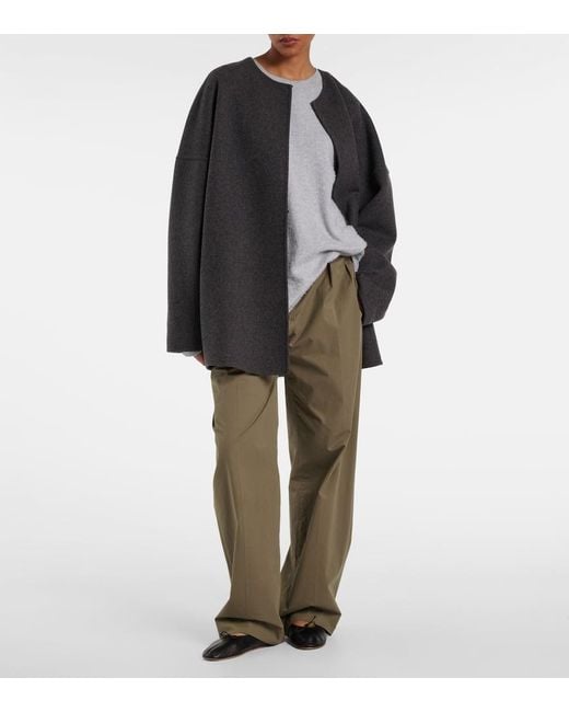 The Row Gray Oversize-Sweatshirt Kabira Aus Baumwolle