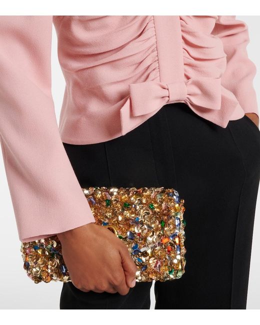 Valentino Pink Virgin Wool Crepe Jacket