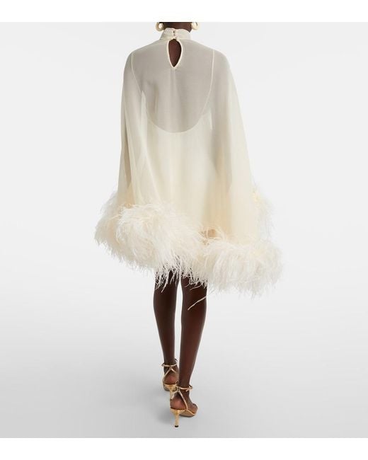 ‎Taller Marmo Natural Vegas Spirito Silk Minidress