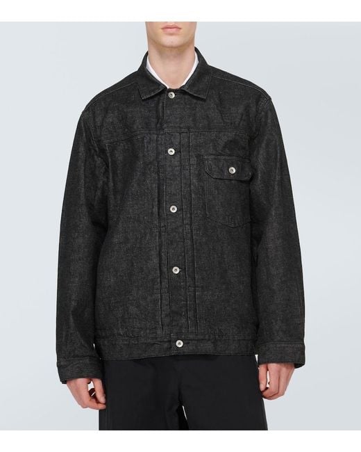 Sacai Black X Beyondexx Denim Blouson Jacket for men