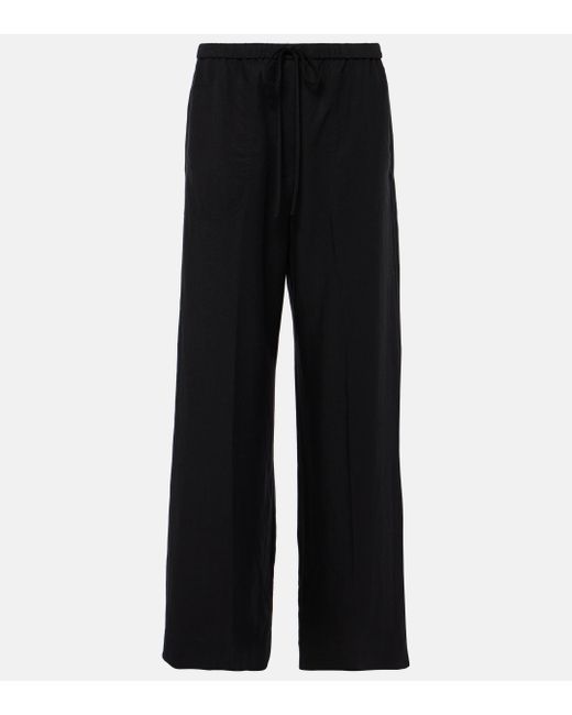 Pantalon ample Totême  en coloris Black