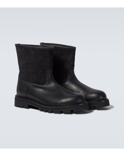 Stivaletti Suilven Walk di Loro Piana in Black da Uomo