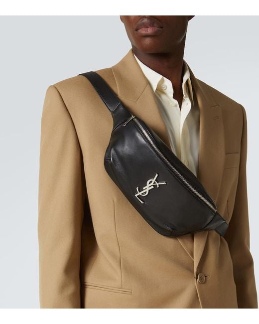 Mens*SAINTLAURENT*カッサンドル ラムスキンレザーベルトバッグ 210.jpg