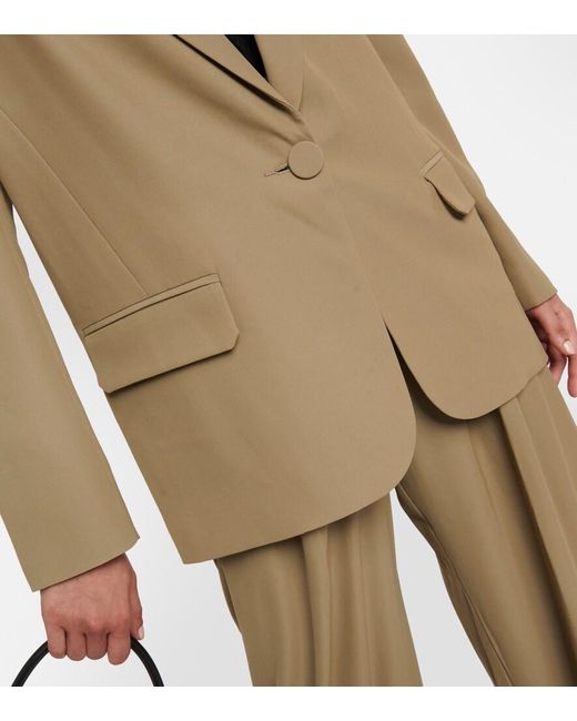 The Sei Green Single-Breasted Blazer