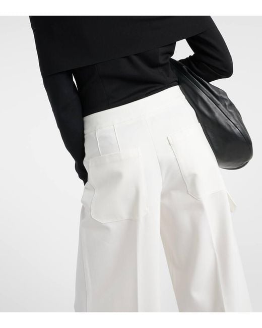 Pantalones anchos de tiro alto Dorothee Schumacher de color White