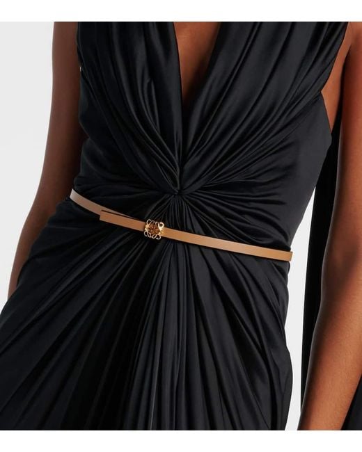 Loewe Natural Guertel Anagram Aus Leder