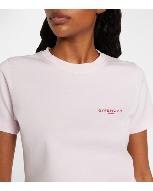 Givenchy Pink Cotton Jersey T-Shirt