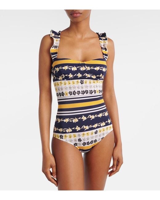 LaDoubleJ Blue Boop Floral Swimsuit