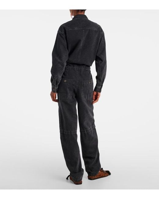 Isabel Marant Blue Denim Jumpsuit