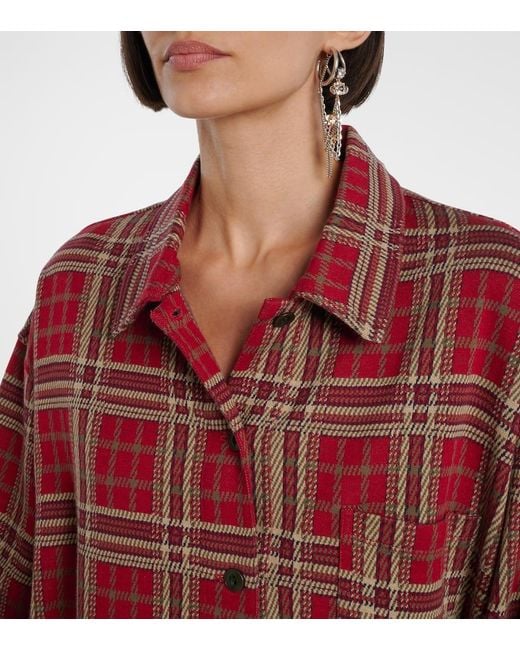 Isabel Marant Red Hemd Brunagd Aus Baumwolle