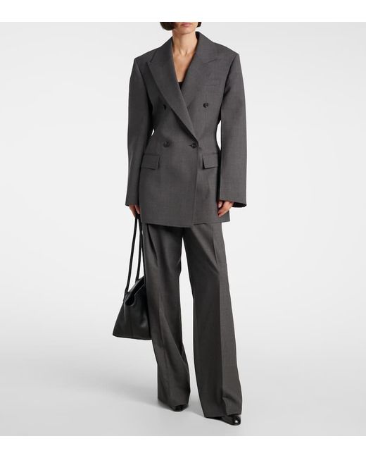 Rohe Black Blazer Hourglass Aus Wolle