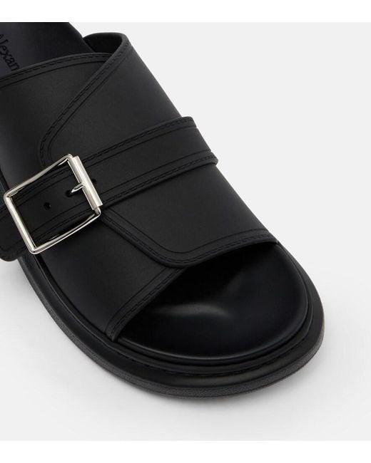 McQueen Black Hybrid Sandals