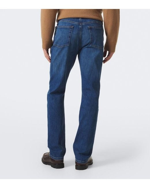 FRAME Blue Modern Straight Jeans for men