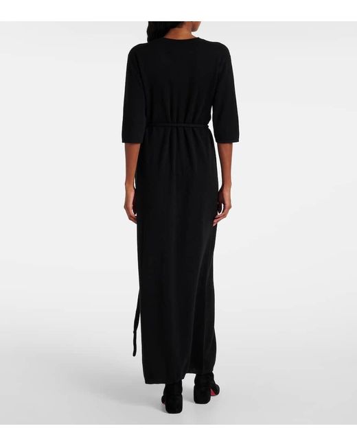 Robe Longue Tilde En Cachemire Lisa Yang en coloris Black