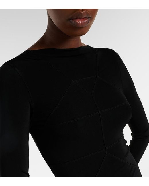 Rick Owens Black Temple Gown
