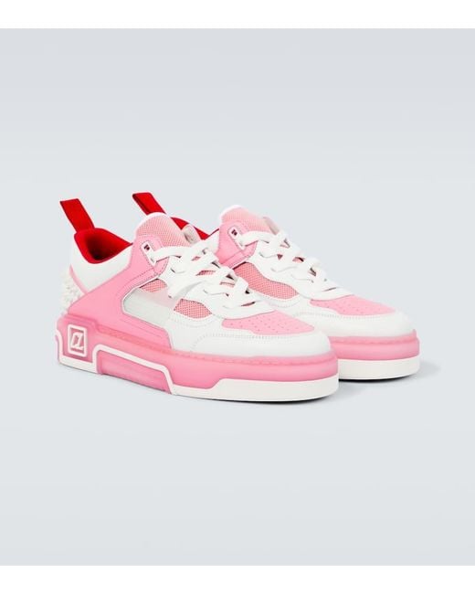 Zapatillas Astroloubi Con Piel Christian Louboutin de hombre de color Pink