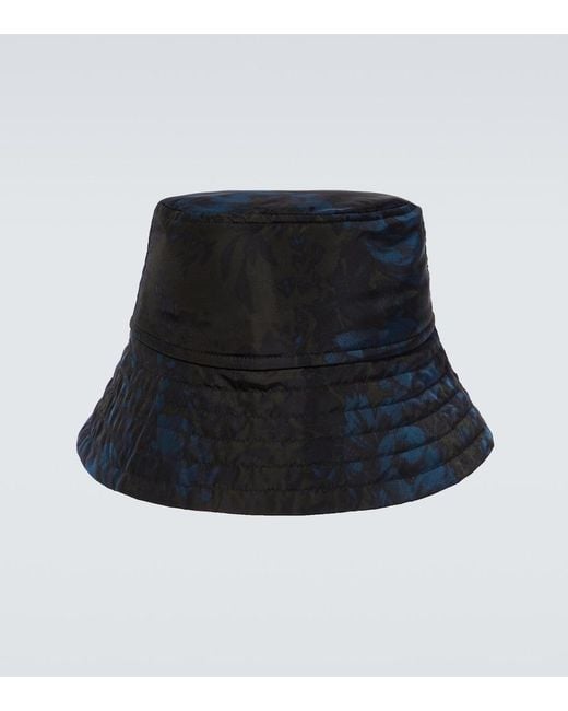 Dries Van Noten Blue Gilly Bucket Hat for men