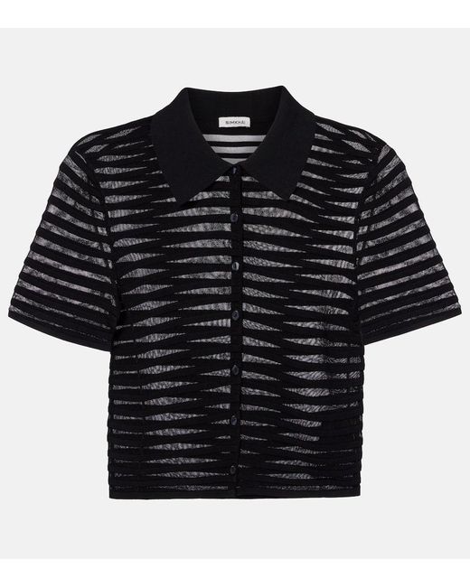Top Larken Raye Jonathan Simkhai en coloris Black