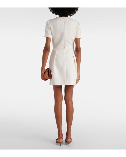 Valentino Natural Crepe Couture Minidress