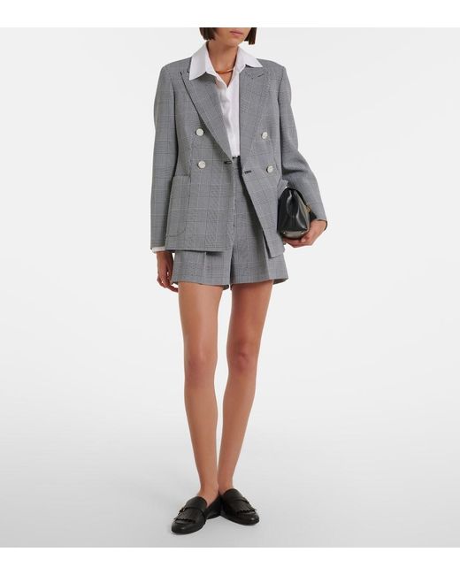 Max Mara White Silk Crepe De Chine Shirt