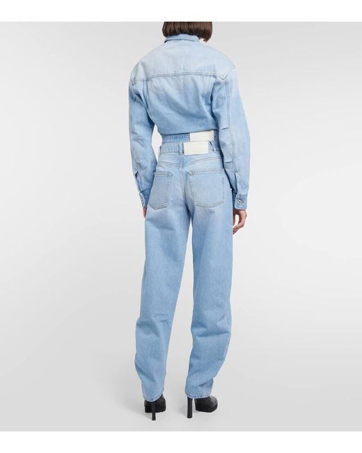 Off-White c/o Virgil Abloh Blue Jeansjacke Toybox