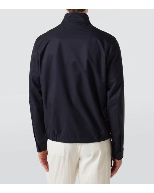 Zegna Blue Motorin 100Cc Technical Blouson for men