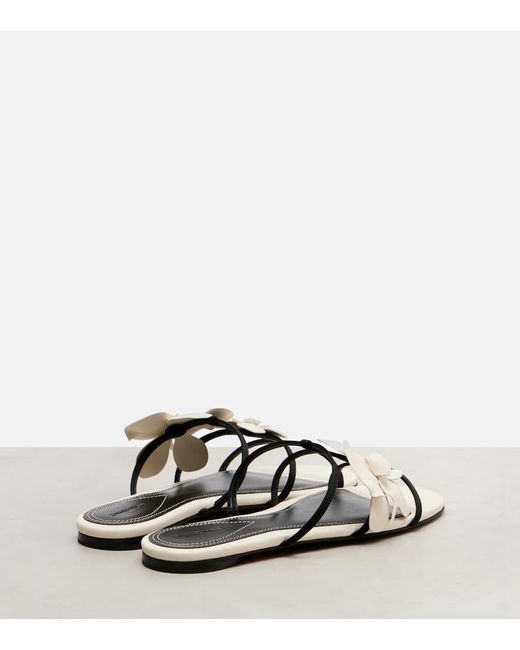 Zimmermann White Sandalen Orchid Aus Leder