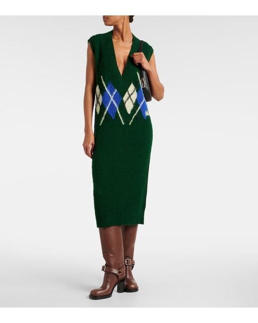 Burberry Brown Kniehohe Stiefel Aus Leder