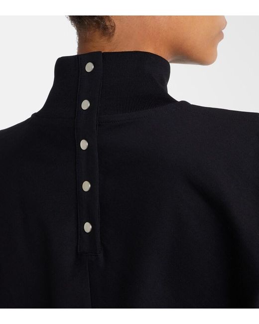 Alaïa Black Cotton Jersey T-Shirt