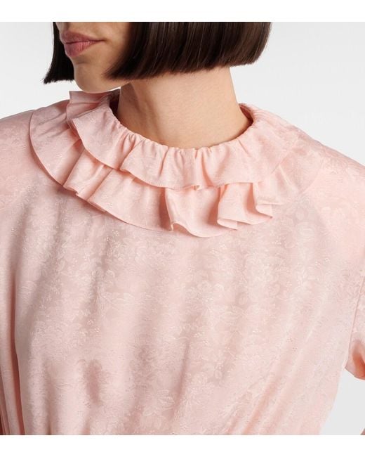 Chloé Pink Silk Top