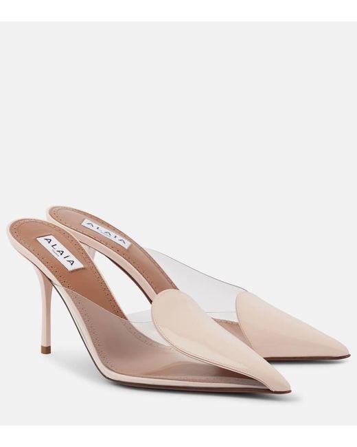 Mules Le Cour Abstrait 90 di Alaïa in Pink
