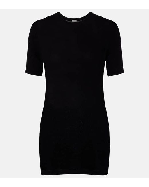 Totême  Black Classic Minidress