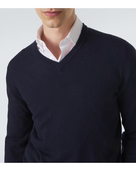 Pullover di Brunello Cucinelli in Blue da Uomo