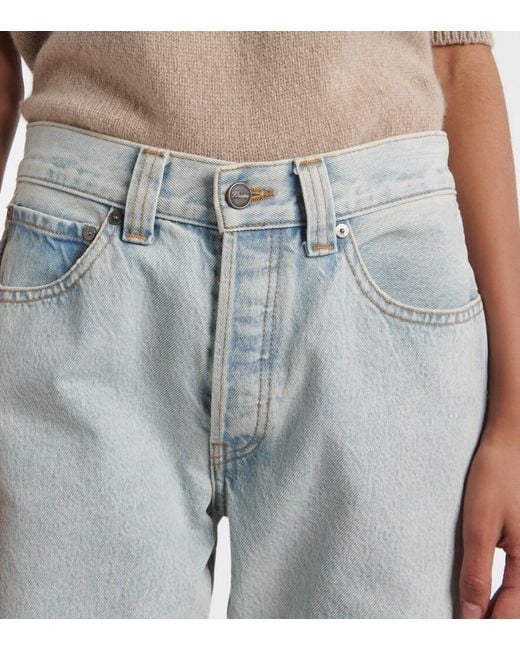 Khaite Blue Callum Straight Jeans