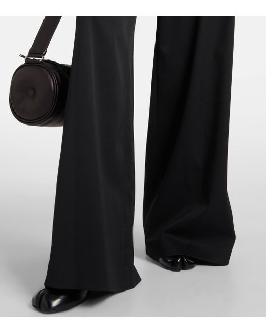 Pantalon ample a taille haute MM6 by Maison Martin Margiela en coloris Black