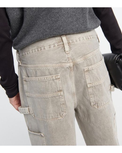 Jean Ample Magda Carpenter Agolde en coloris Gray