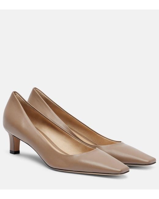 The Row Brown Pumps Carla 45 Aus Leder