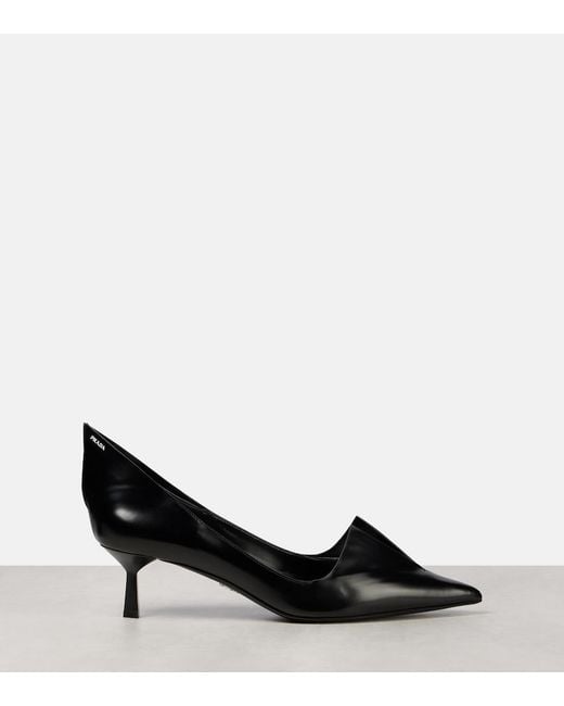 Prada Black Leather Pumps