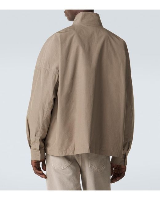 The Row Brown Trenton Cotton Jacket for men