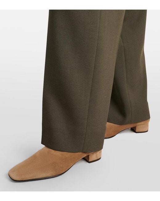 Herbert Levine Brown Soft Touch Suede Loafers