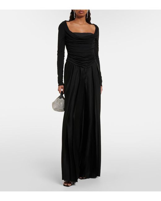 Staud Black Solana Jersey Top