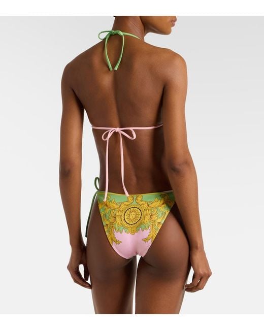 Versace Multicolor Printed Bikini Bottoms