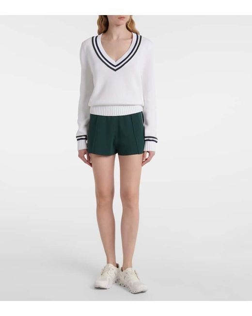 The Upside Green Les Border Evert Knitted Shorts
