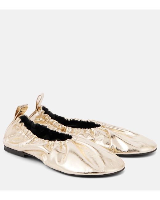 Ballerine di Jil Sander in Natural